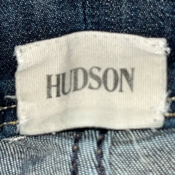 Vintage Y2K HUDSON CROXLEY MID THIGH SHORT - STEEL - Shade A - EUC - Size 25 - Picture 11 of 15